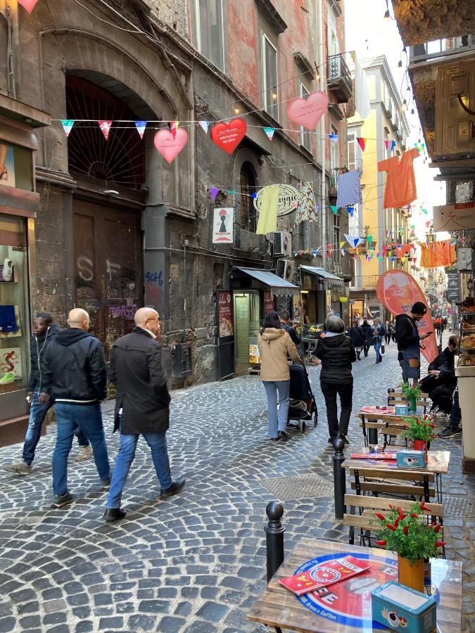 La Casa Blu Nel Cuore Storico Di Napoli Eksteriør billede
